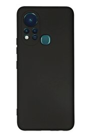CepteToptan İnfinix Hot 11s Kılıf Nano içi Kadife Silikon - Siyah - DROPX6821-6466