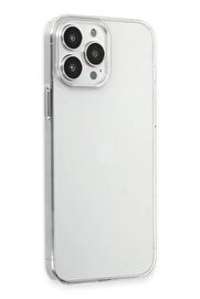 CepteToptan iPhone 15 Pro Max Kılıf Pc Sert Şeffaf Kapak - Şeffaf - DROPX1593-6825