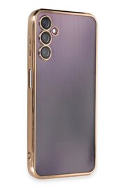 CepteToptan Samsung Galaxy A14 4G Kılıf Lensli Silikon - Gold - DROPX6341-5977