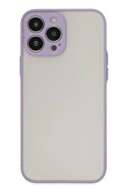 CepteToptan iPhone 14 Pro Max Kılıf Montreal Silikon Kapak - Mor - DROPX4300-1390