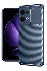CepteToptan Oppo Reno 13 Pro Kılıf Auto Focus Karbon Kapak - Lacivert - DROPX6715-1647