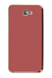 CepteToptan Samsung Galaxy J7 Prime Kılıf Volet Silikon - Kırmızı - DROPX2754-1066
