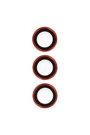 CepteToptan Samsung Galaxy S23 Metal Kamera Lens - Kırmızı - DROPX7617-8536