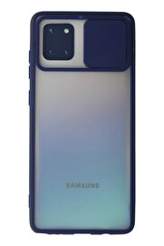 CepteToptan Samsung Galaxy A81 / Note 10 Lite Kılıf Palm Buzlu Kamera Sürgülü Silikon - - DROPX6585-7384