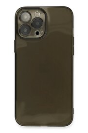CepteToptan iPhone 13 Pro Max Kılıf Fly Lens Silikon - Siyah - DROPX5230-4657