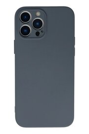 CepteToptan iPhone 13 Pro Max Kılıf Nano içi Kadife Silikon - Gri - BRH027514-1621