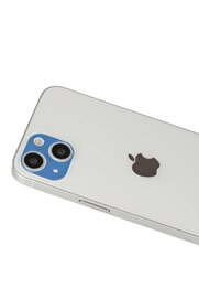 CepteToptan iPhone 13 Rainbow Kamera Lens Koruma Cam - Mavi - DROPX1148-4104