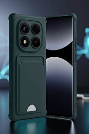 CepteToptan Xiaomi Redmi Note 14 Pro 5G Kelvin Kartvizitli Silikon - Bordo - DROPX1424-6074