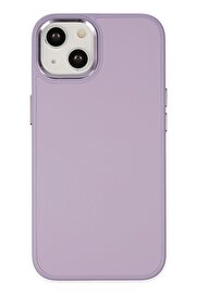 CepteToptan iPhone 14 Plus Kılıf Asya Deri Silikon - Lila - DROPX2099-3424