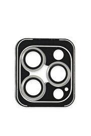 CepteToptan iPhone 16 Pro Max PVD Metal Kamera Lens - Gümüş - DROPX9158-2182