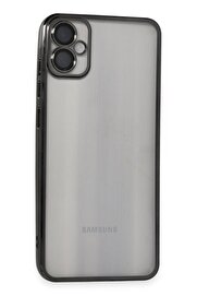 CepteToptan Samsung Galaxy A05 Kılıf Lensli Silikon - Siyah - DROPX4389-4660