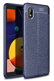 CepteToptan Samsung Galaxy A01 Core Kılıf Auto Focus Kapak - Lacivert - DROPX3448-8991