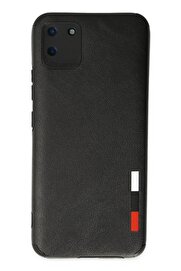 CepteToptan Realme C11 Kılıf Loop Deri Silikon - Siyah - DROPX5891-3401