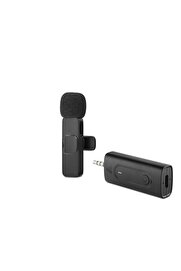 Evi̇mdeyokyok Kablosuz Mi̇krofon 3.5 Mm Si̇yah Hdx2787