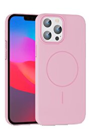 CepteToptan iPhone 14 Pro Max Broş Magsafe Kapak - Pembe - DROPX2398-7522