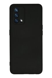 CepteToptan Oppo A74 4G Kılıf Nano içi Kadife Silikon - Siyah - DROPX8147-5621