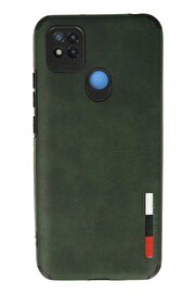 CepteToptan Xiaomi Redmi 9C Kılıf Loop Deri Silikon - Yeşil - DROPX9247-5733