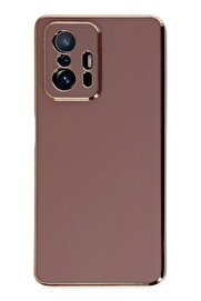 CepteToptan Xiaomi Mi 11T Pro Kılıf Volet Silikon - Kırmızı - DROPX4233-4184