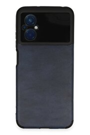 CepteToptan Xiaomi Poco M5 Kılıf Loop Deri Silikon - Lacivert - DROPX1436-5514