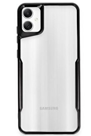 CepteToptan Samsung Galaxy A06 Kılıf Boyi Silikon Kapak - Siyah - DROPX2690-9668