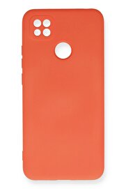 CepteToptan Xiaomi Redmi 9C Kılıf Nano içi Kadife Silikon - Turuncu - DROPX7627-2508