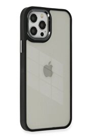 CepteToptan iPhone 12 Pro Max Kılıf Dora Kapak - Siyah - DROPX9583-8174