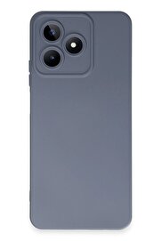 CepteToptan Realme C53 Kılıf Nano içi Kadife Silikon - Gri - DROPX9797-3795