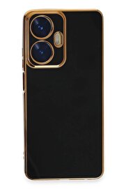 CepteToptan Realme C55 Kılıf Volet Silikon - Siyah - DROPX9631-6798