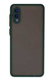 CepteToptan Samsung Galaxy A02 Kılıf Montreal Silikon Kapak - Yeşil - DROPX3697-8287