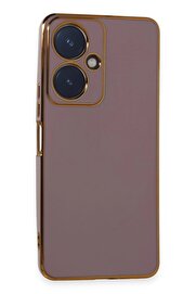 CepteToptan Vivo Y27 Kılıf Volet Silikon - Mor - DROPX1660-3195
