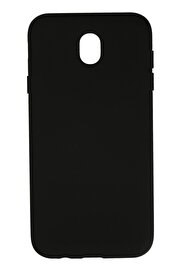 CepteToptan Samsung Galaxy J7 Pro / J730 Kılıf Nano içi Kadife Silikon - Siyah - DROPX9837-7575