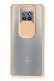 CepteToptan Xiaomi Mi 10T Lite Kılıf Palm Buzlu Kamera Sürgülü Silikon - Pembe - DROPX6117-7056