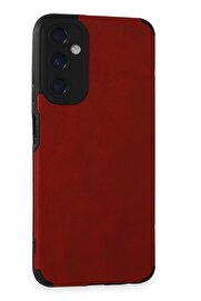 CepteToptan Samsung Galaxy A05S Kılıf Loop Deri Silikon - Kırmızı - DROPX5319-7420