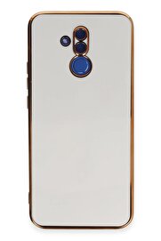 CepteToptan Huawei Mate 20 Lite Kılıf Volet Silikon - Beyaz - DROPX4041-1942