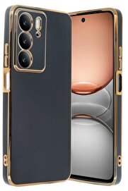 CepteToptan Realme C75 4G Kılıf Volet Silikon - Siyah - DROPX8239-4912