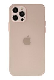CepteToptan iPhone 12 Pro Kılıf Silikon - Pembe - DROPX2636-1371