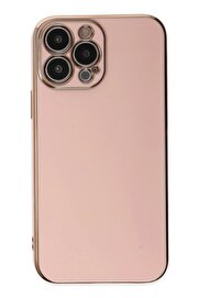 CepteToptan iPhone 15 Pro Max Kılıf Volet Silikon - Pembe - DROPX9306-1707
