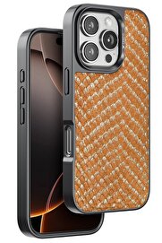 CepteToptan iPhone 16 Pro Max Viper Kapak - Kahverengi - DROPX1026-9273