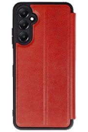 CepteToptan Samsung Galaxy A56 Kılıf Flip Cover - Kırmızı - DROPX9173-5024