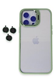 CepteToptan iPhone 14 Pro Kılıf Roblox Lens Standlı Kapak - Yeşil - DROPX1941-6775