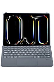 CepteToptan T5507D iPad Pro 11 (2022) Kılıf Palermo Ledli Klavyeli Standlı Tablet Kılıf - DROPX3499-5742