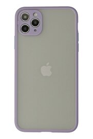 CepteToptan iPhone 12 Pro Kılıf Montreal Silikon Kapak - Mor - DROPX4713-8001