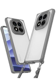 CepteToptan Xiaomi Redmi Note 14 Pro Plus Kılıf Penta Silikon Kılıf - Titan Gri - DROPX6905-7120