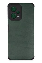 CepteToptan Xiaomi Redmi Note 12 5G Kılıf Loop Deri Silikon - Yeşil - DROPX5915-3282