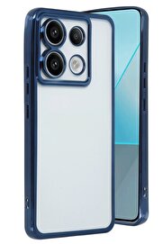 CepteToptan Xiaomi Redmi Note 13 Pro 5G Kılıf Lensli Silikon - Lacivert - DROPX9912-1337