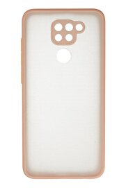 CepteToptan Xiaomi Redmi Note 9 Kılıf Montreal Silikon Kapak - Pembe - DROPX1242-1140