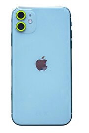 CepteToptan iPhone 11 uyumlu Neon Fosforlu Kamera Lens - Yeşil - DROPX2546-2587