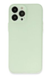 CepteToptan iPhone 13 Pro Kılıf Silikon - Açık Yeşil - DROPX9571-8923