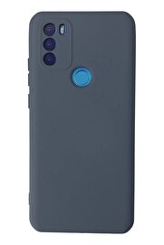 CepteToptan General Mobile GM 21 Plus Kılıf Nano içi Kadife Silikon - Gri - DROPX6641-5017