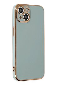 CepteToptan iPhone 14 Kılıf Volet Silikon - Açık Yeşil - DROPX5574-6397